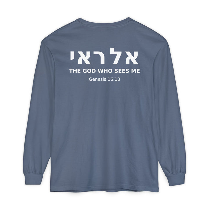 EL ROI (The God Who Sees Me) Long Sleeve Tee