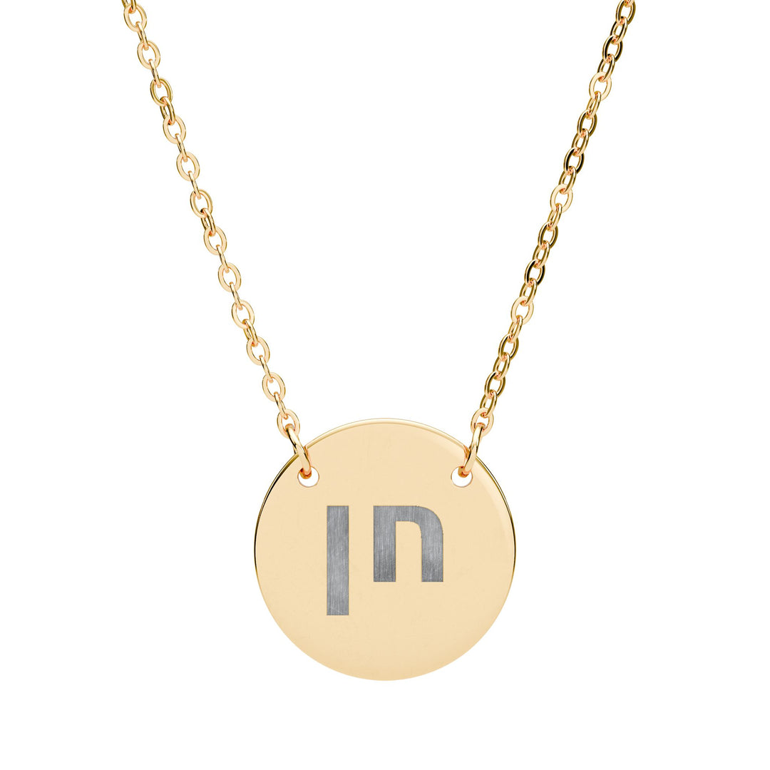 CHEN (Grace. Favor.) Circle Pendant Necklace