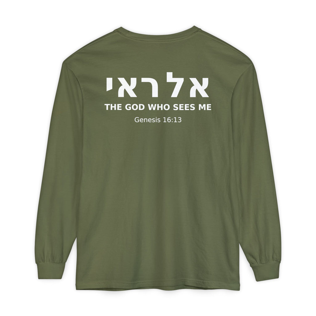 EL ROI (The God Who Sees Me) Long Sleeve Tee