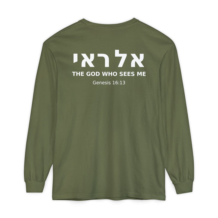 EL ROI (The God Who Sees Me) Long Sleeve Tee