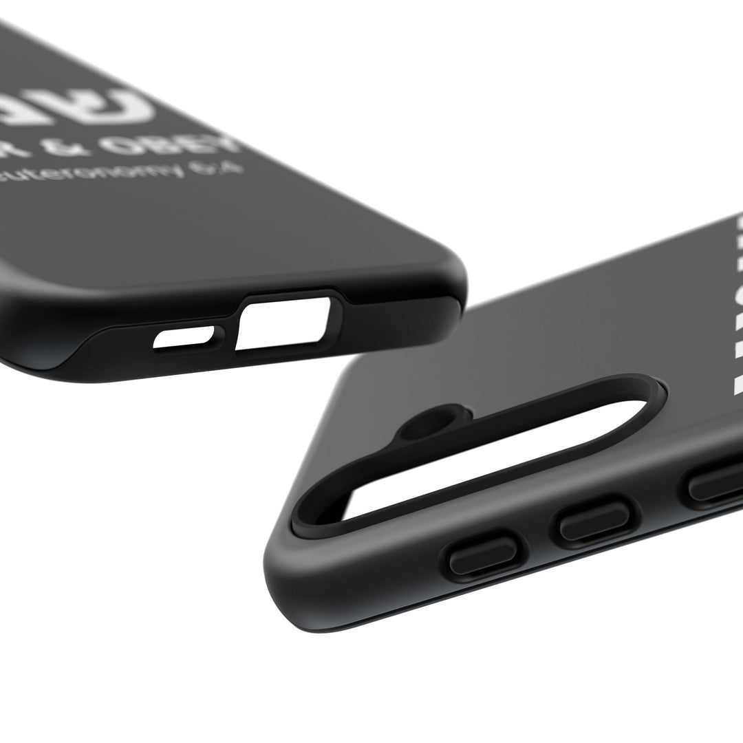 SHEMA (Hear. Obey.) Christian Phone Case