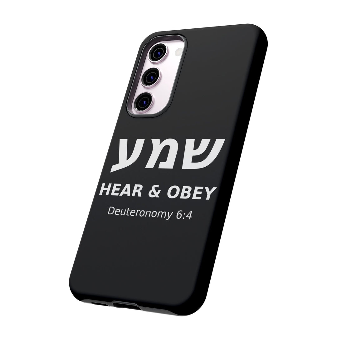 SHEMA (Hear. Obey.) Christian Phone Case