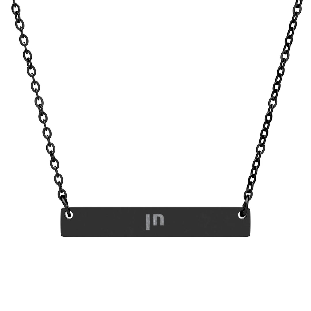 CHEN (Grace. Favor.) Bar Necklace