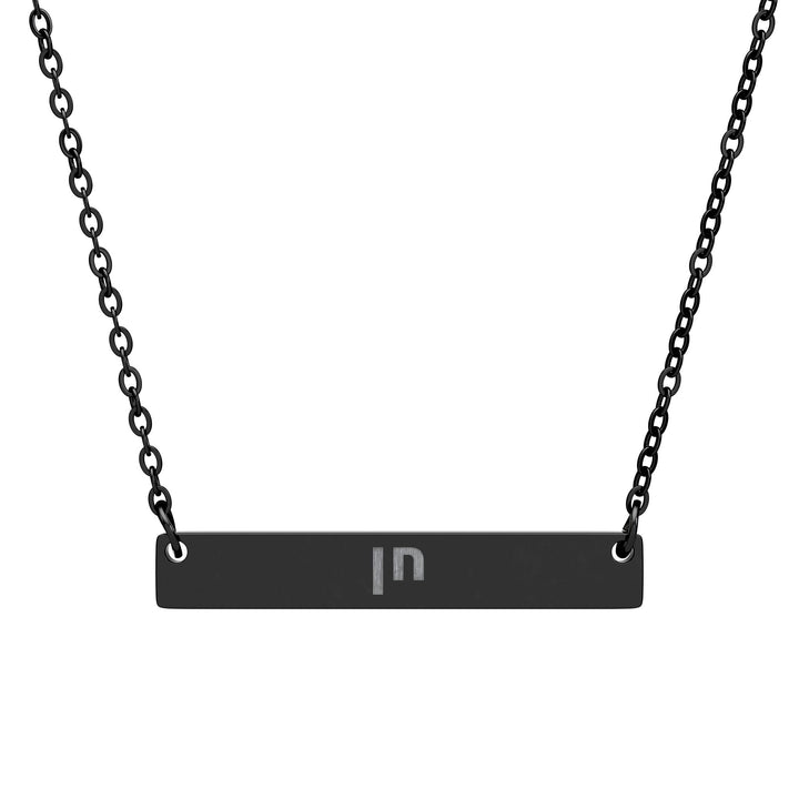 CHEN (Grace. Favor.) Bar Necklace