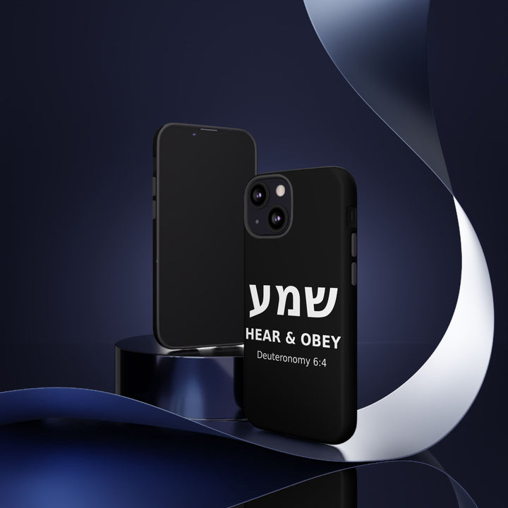 SHEMA (Hear. Obey.) Christian Phone Case