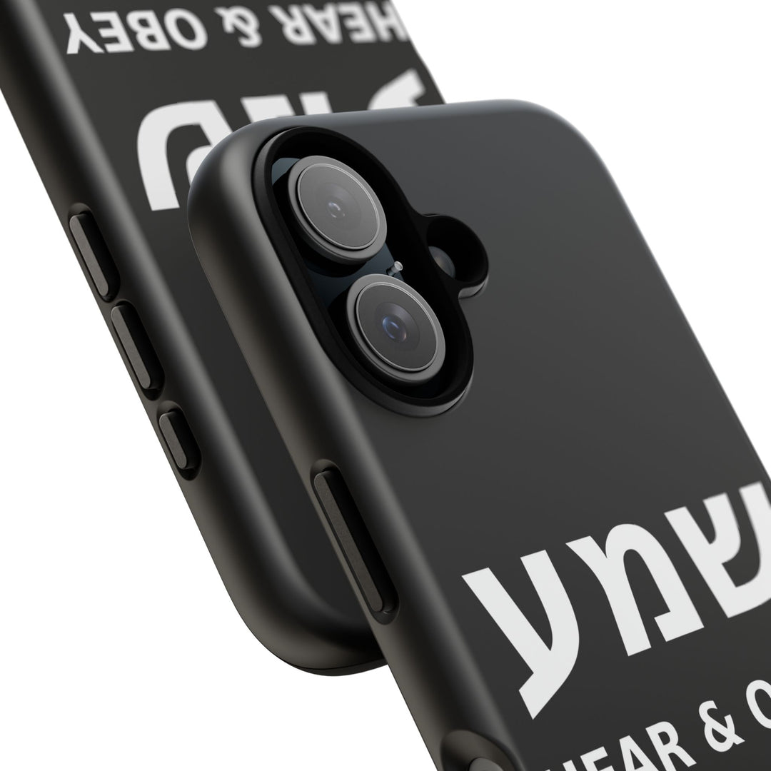 SHEMA (Hear. Obey.) Christian Phone Case