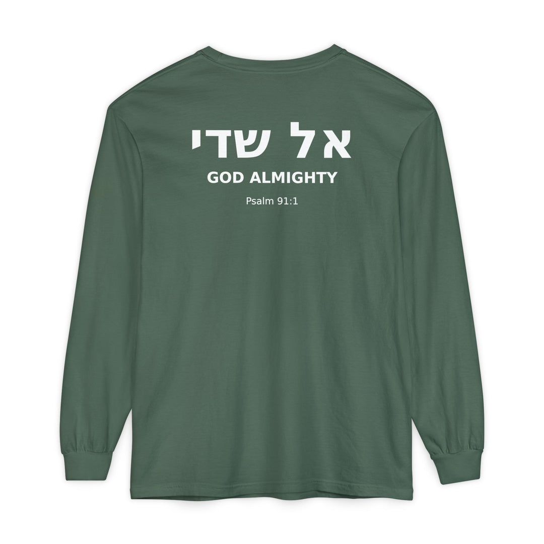 EL SHADDAI (God Almighty) Long Sleeve Tee