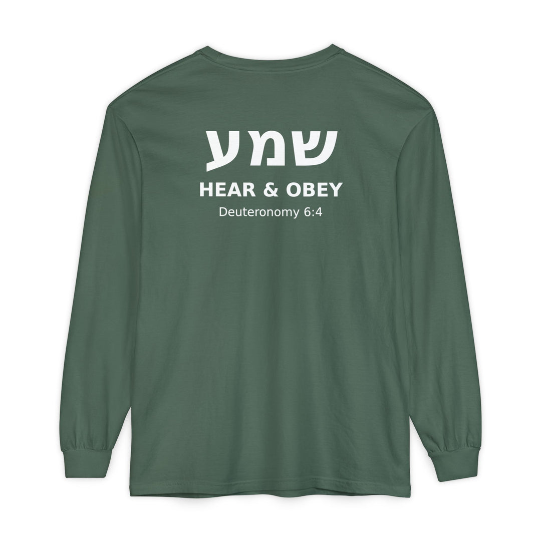 SHEMA (Hear. Obey.) Long Sleeve Tee