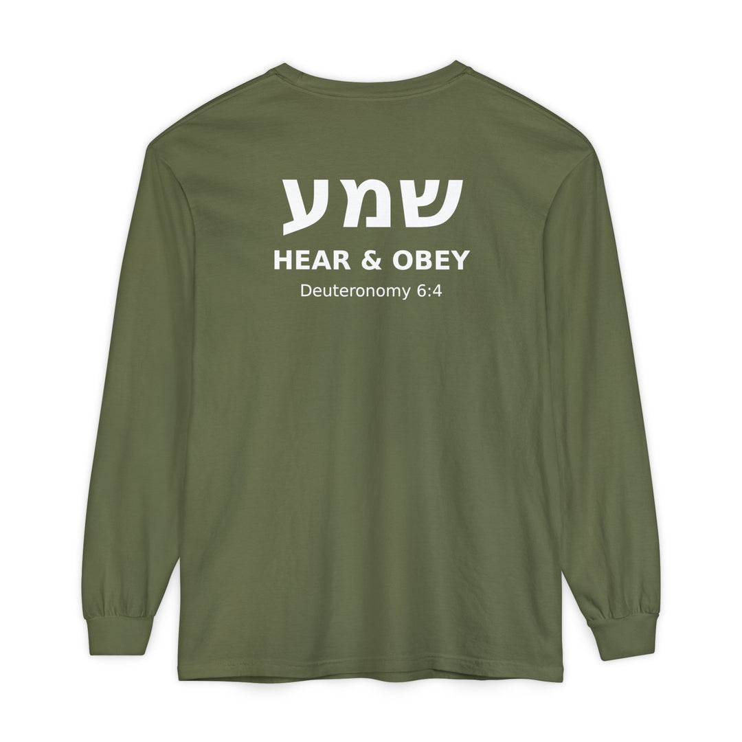 SHEMA (Hear. Obey.) Long Sleeve Tee