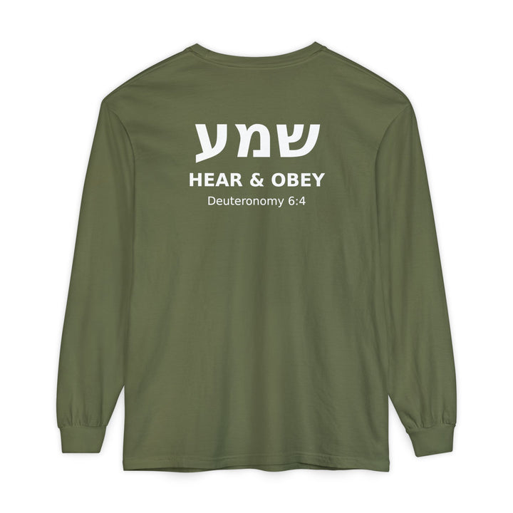 SHEMA (Hear. Obey.) Long Sleeve Tee