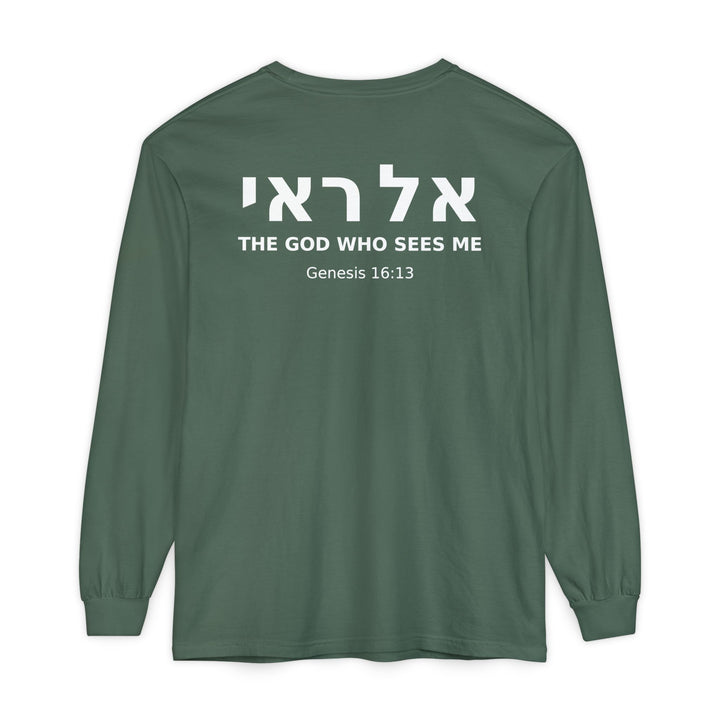 EL ROI (The God Who Sees Me) Long Sleeve Tee