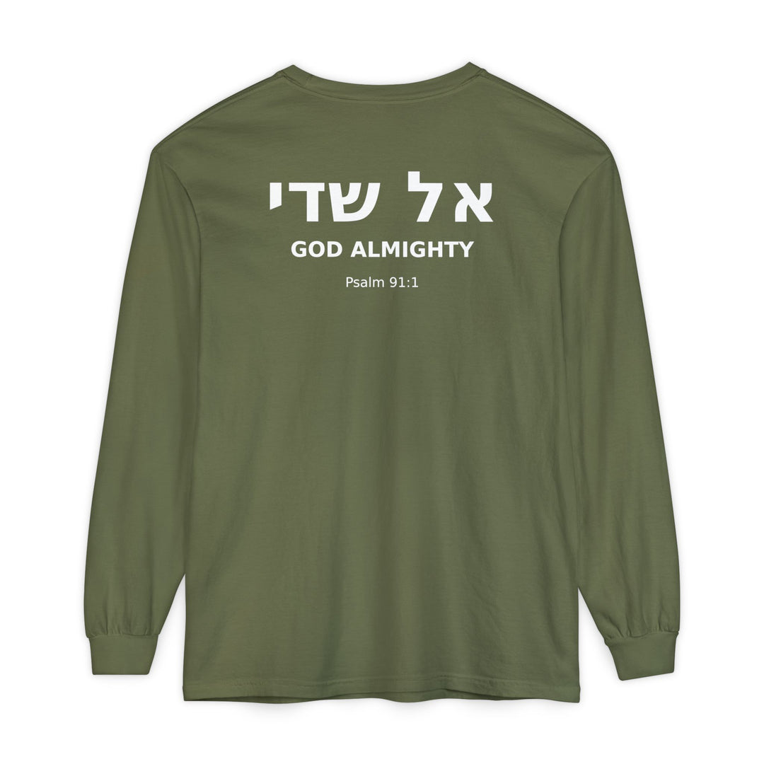 EL SHADDAI (God Almighty) Long Sleeve Tee