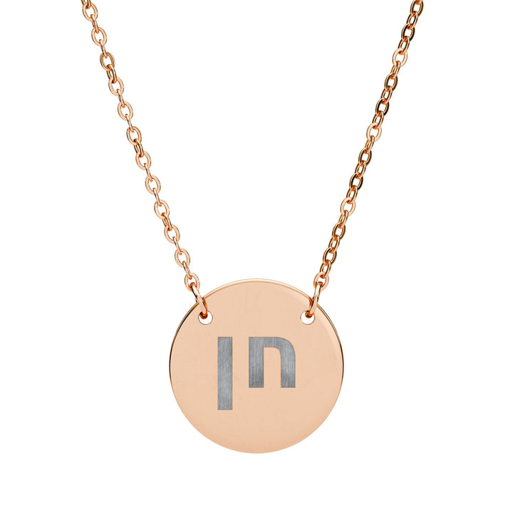 CHEN (Grace. Favor.) Circle Pendant Necklace