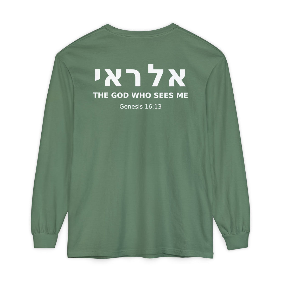 EL ROI (The God Who Sees Me) Long Sleeve Tee