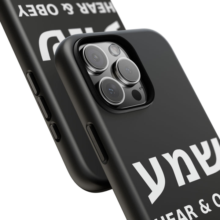 SHEMA (Hear. Obey.) Christian Phone Case