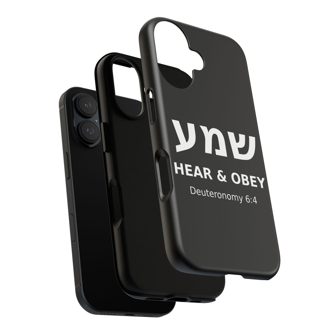 SHEMA (Hear. Obey.) Christian Phone Case