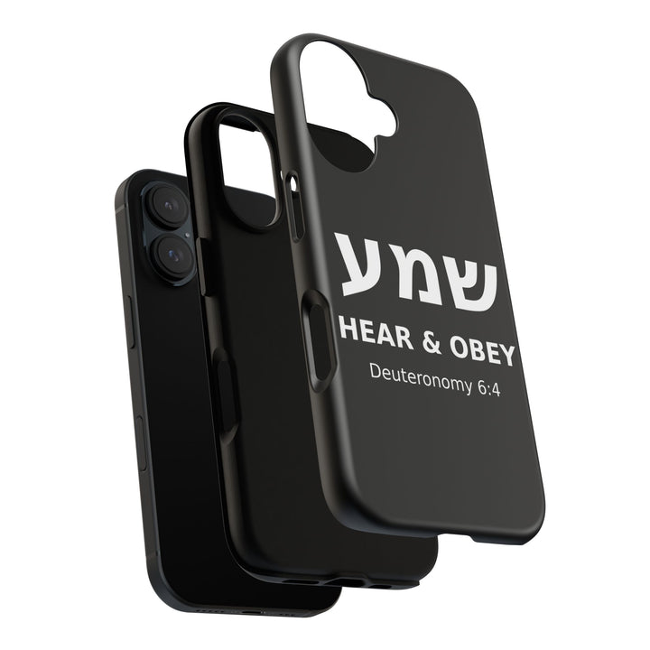 SHEMA (Hear. Obey.) Christian Phone Case