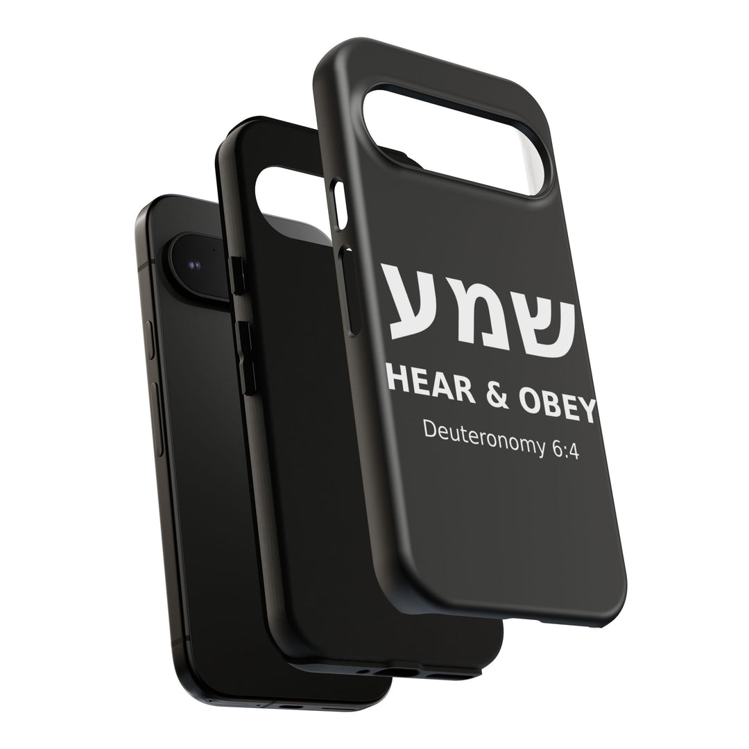 SHEMA (Hear. Obey.) Christian Phone Case