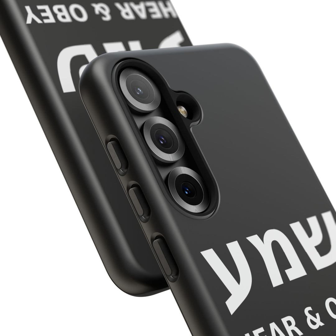 SHEMA (Hear. Obey.) Christian Phone Case