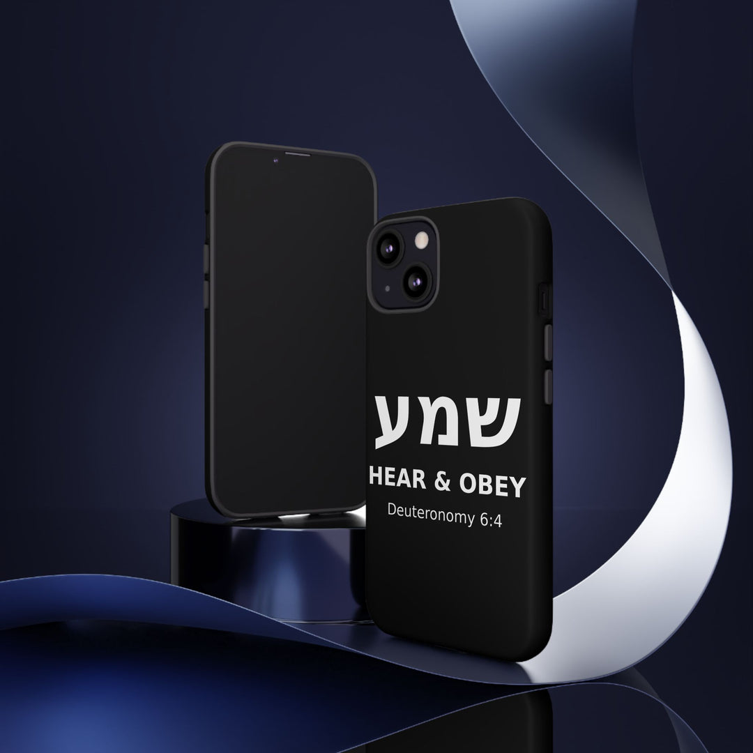 SHEMA (Hear. Obey.) Christian Phone Case