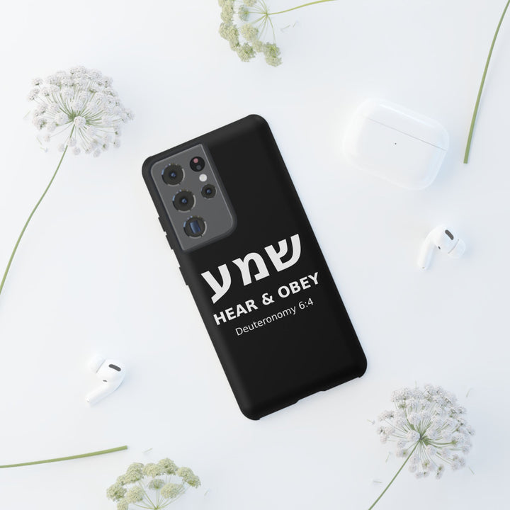 SHEMA (Hear. Obey.) Christian Phone Case