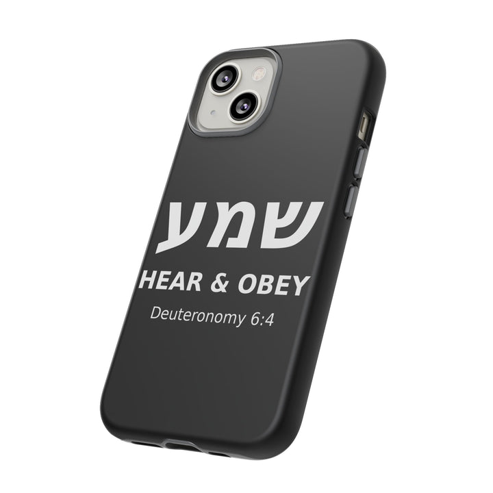SHEMA (Hear. Obey.) Christian Phone Case