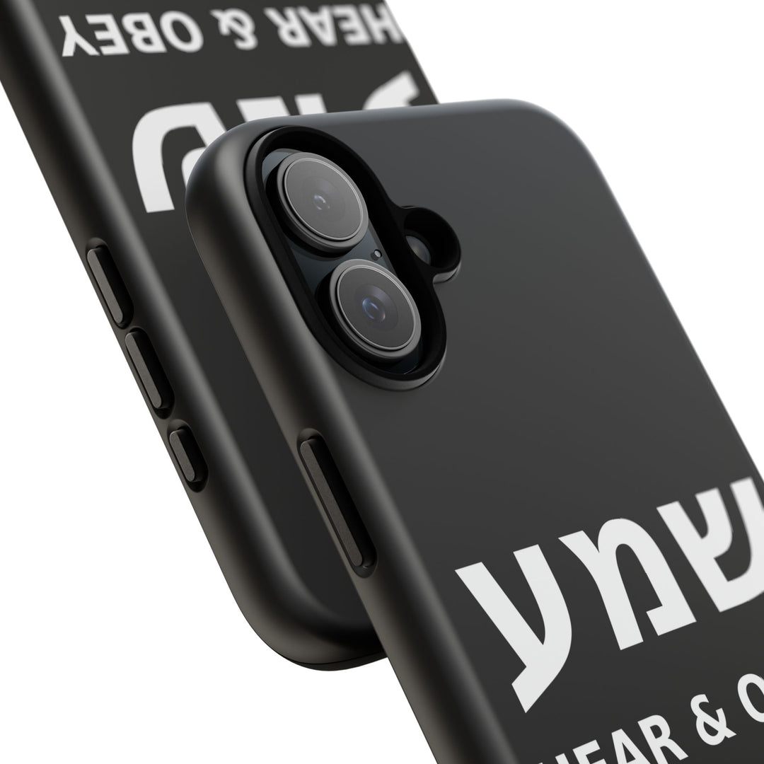 SHEMA (Hear. Obey.) Christian Phone Case