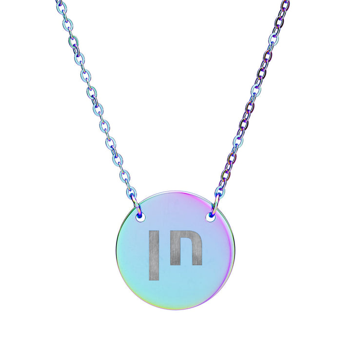 CHEN (Grace. Favor.) Circle Pendant Necklace