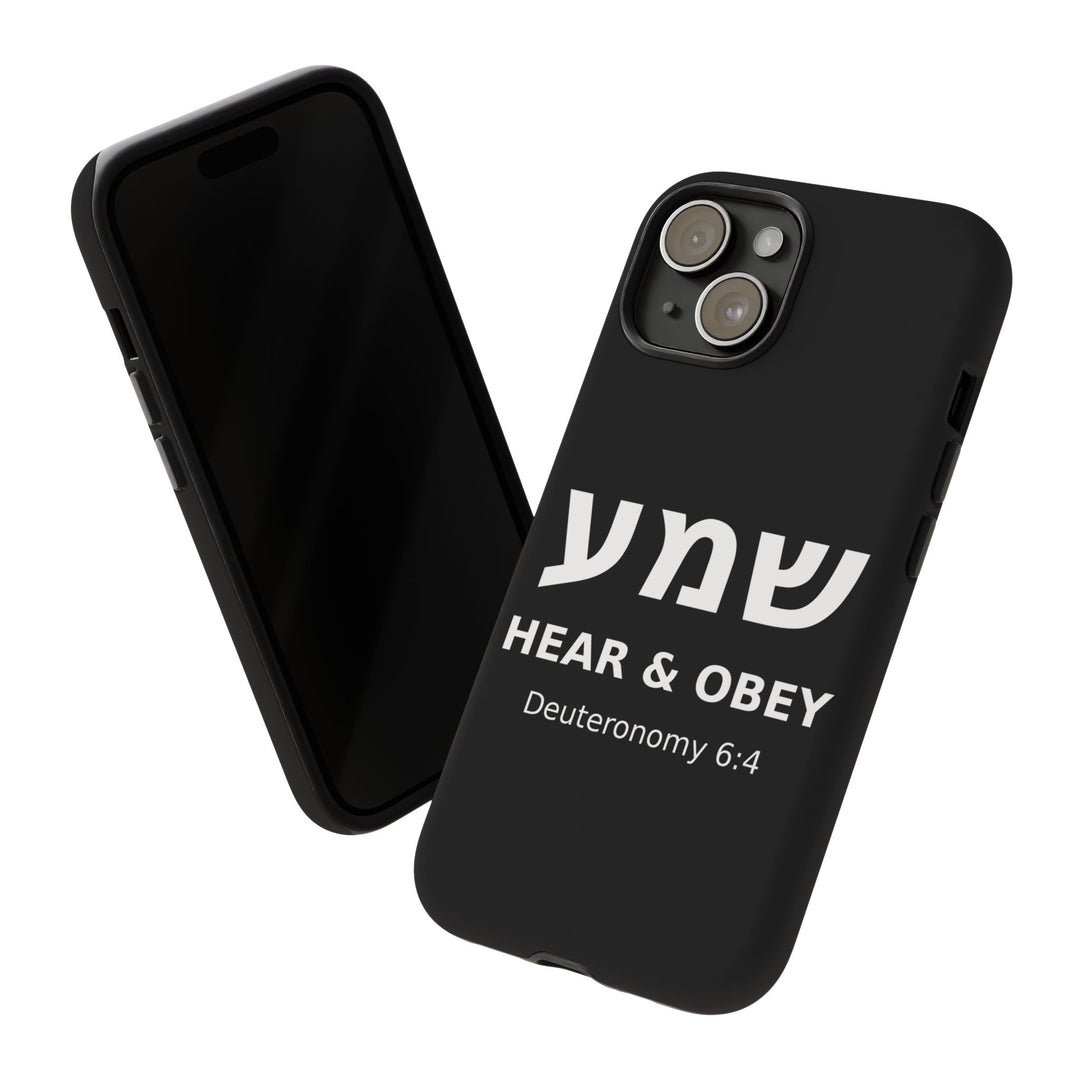 SHEMA (Hear. Obey.) Christian Phone Case