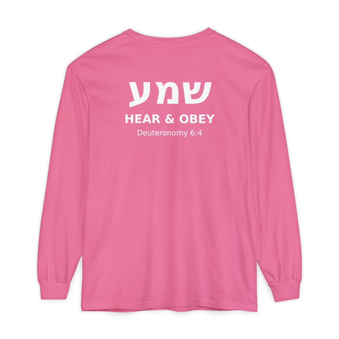 SHEMA (Hear. Obey.) Long Sleeve Tee
