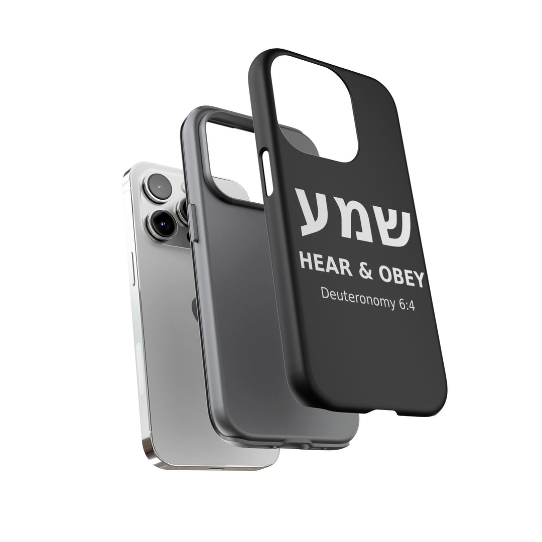 SHEMA (Hear. Obey.) Christian Phone Case